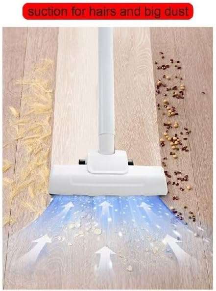 Rechargeable Cordless Vacuum Cleaner - 2000mAh, 120W Suction Power, USB Fast Charging