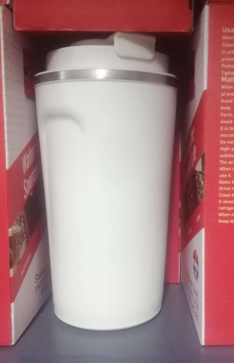 510ml Thermos Coffee Mug -Smart Temperature, available in Pink or White