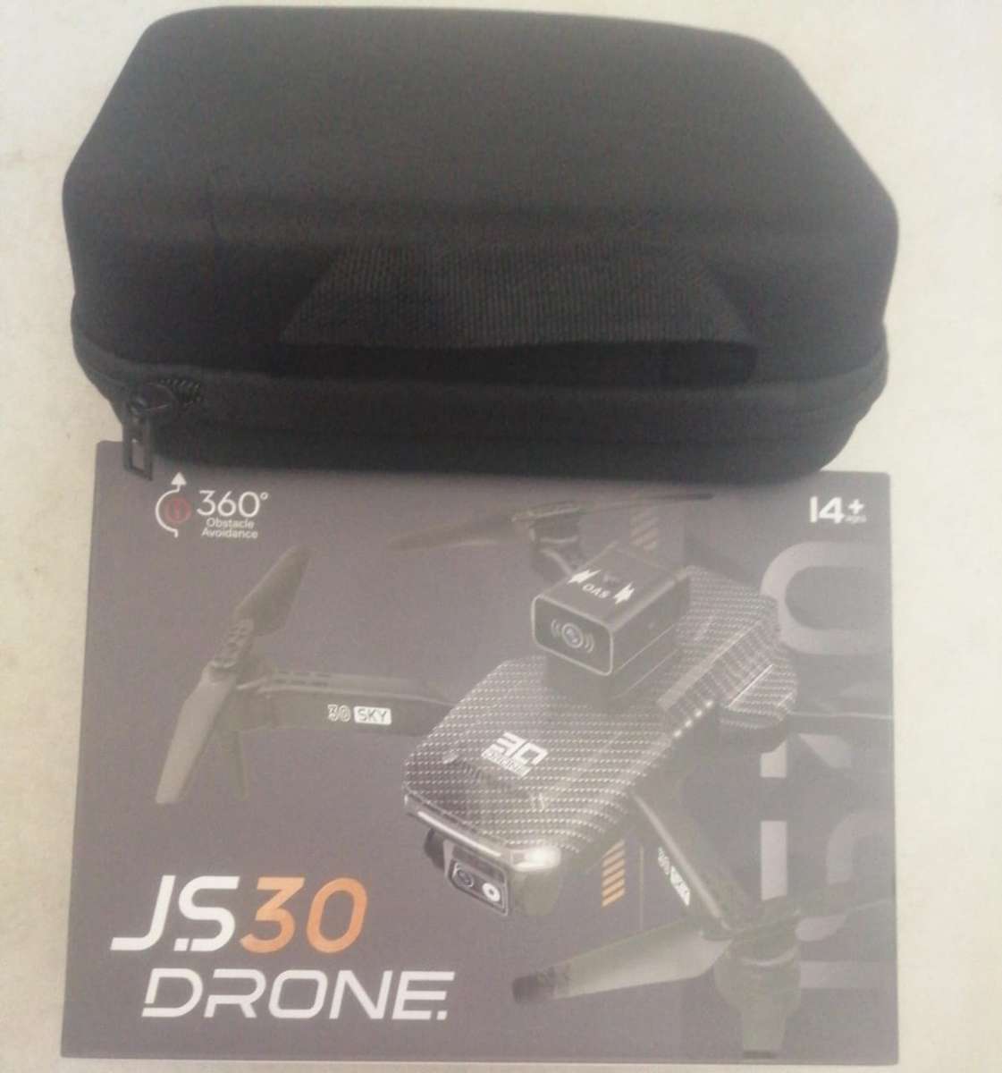 4K UHD Dual Cam Drone, 360° Obstance Avoidance Edition, Flash Lights, Remote control, Carry Case