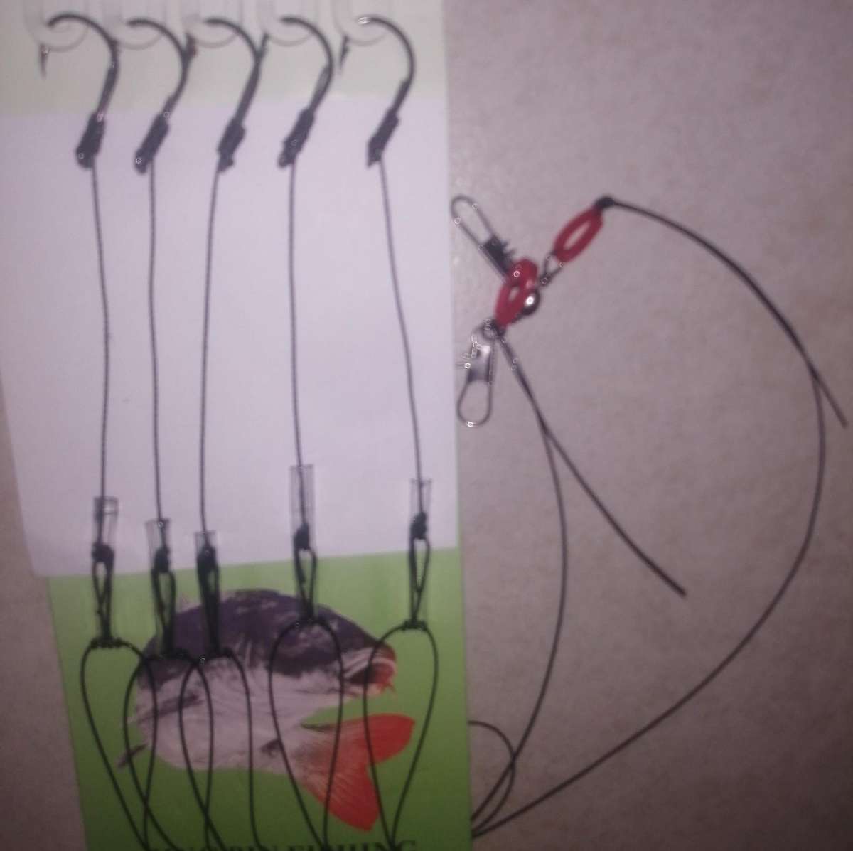 Carp Kit multifunctional 5 Piece strop, made with 5 x size 12 hooks