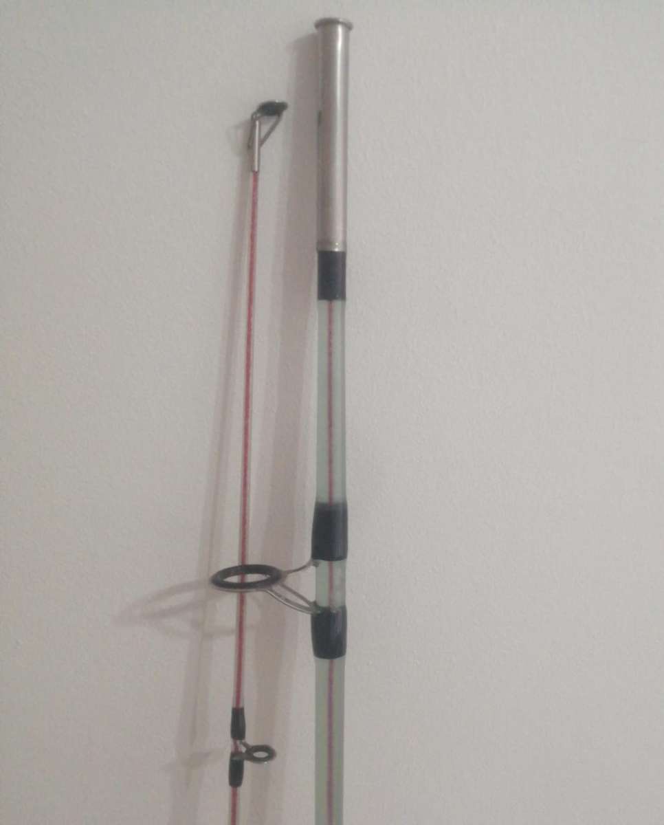 6Ft Transparent Fishing Rod, 2 Piece, with carrier bag
