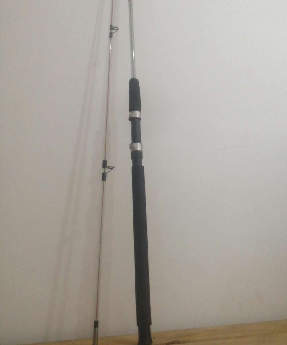 6Ft Transparent Fishing Rod, 2 Piece, with carrier bag