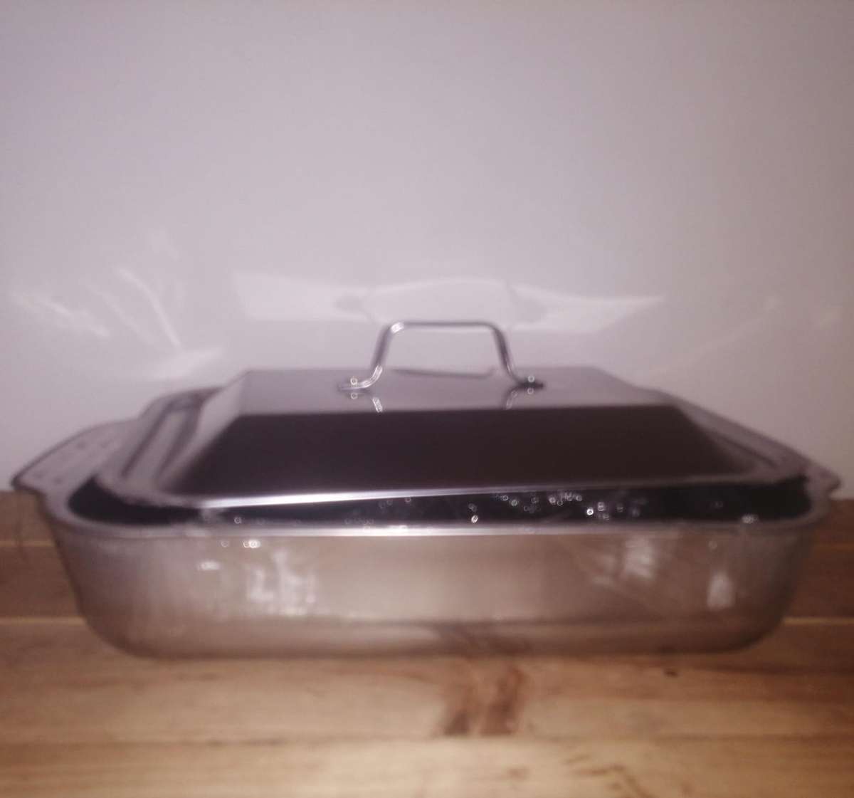 Multi-purpose Dish, Oven Pan with Lid, Braai Roasting Pan with lid, 42x24x7.5 cm