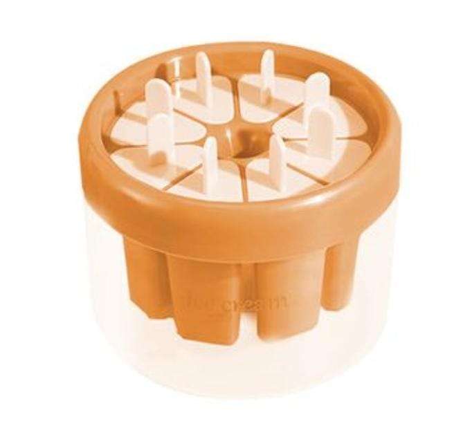 Reusable Popsicle Ice-Cream Stick Mold, 8 holes and 8 reusable sticks, 2 Colors available