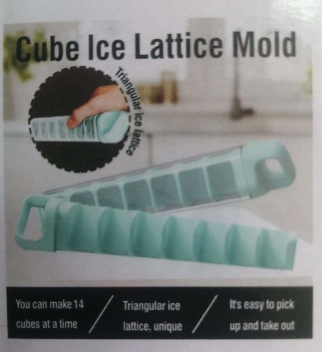 14 Cube ice tray, space-saving ice lattice mold, triangular ice lattice, 1 of a kind