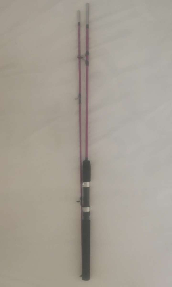 6Ft Carp Fishing Rod, Purple or Dark Pink, 1.8m, 2 Piece