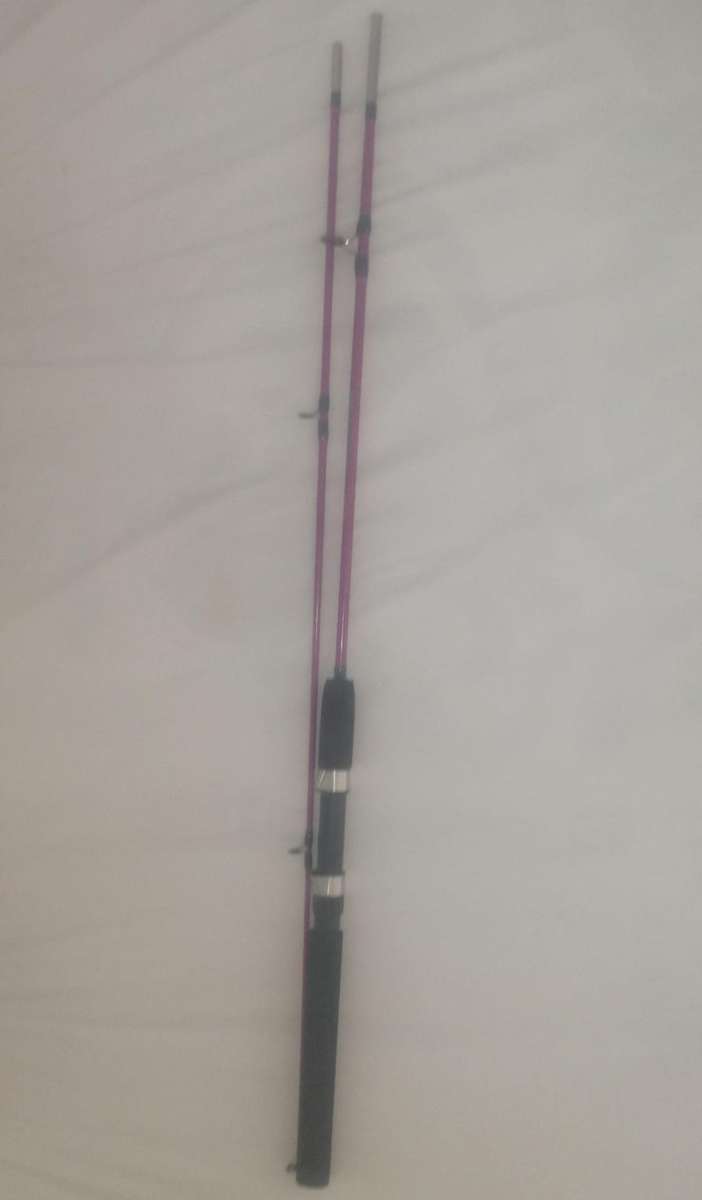 6Ft Carp Fishing Rod, Purple or Dark Pink, 1.8m, 2 Piece