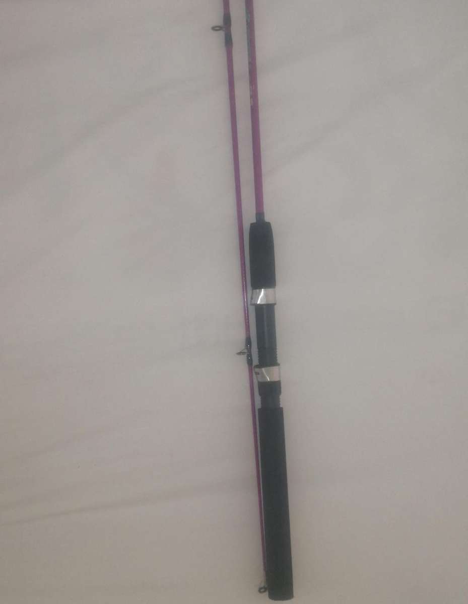 6Ft Carp Fishing Rod, Purple or Dark Pink, 1.8m, 2 Piece