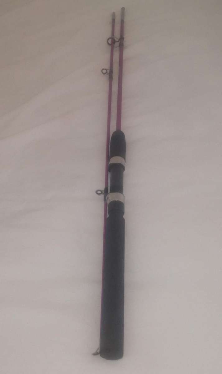 6Ft Carp Fishing Rod, Purple or Dark Pink, 1.8m, 2 Piece