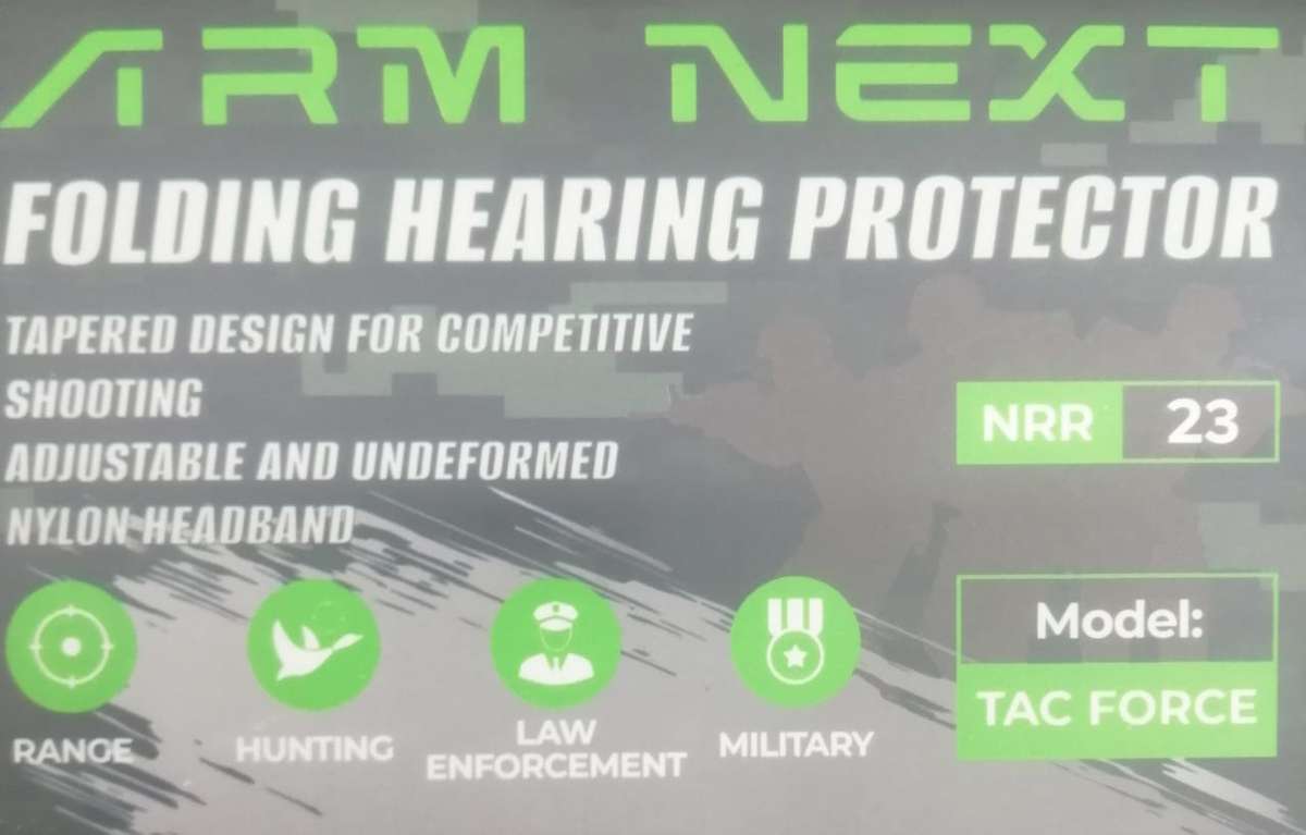 23 NRR Noise Reduction Shooting Headphone (On the Ear), Adjustable, Folding Hearing Protector