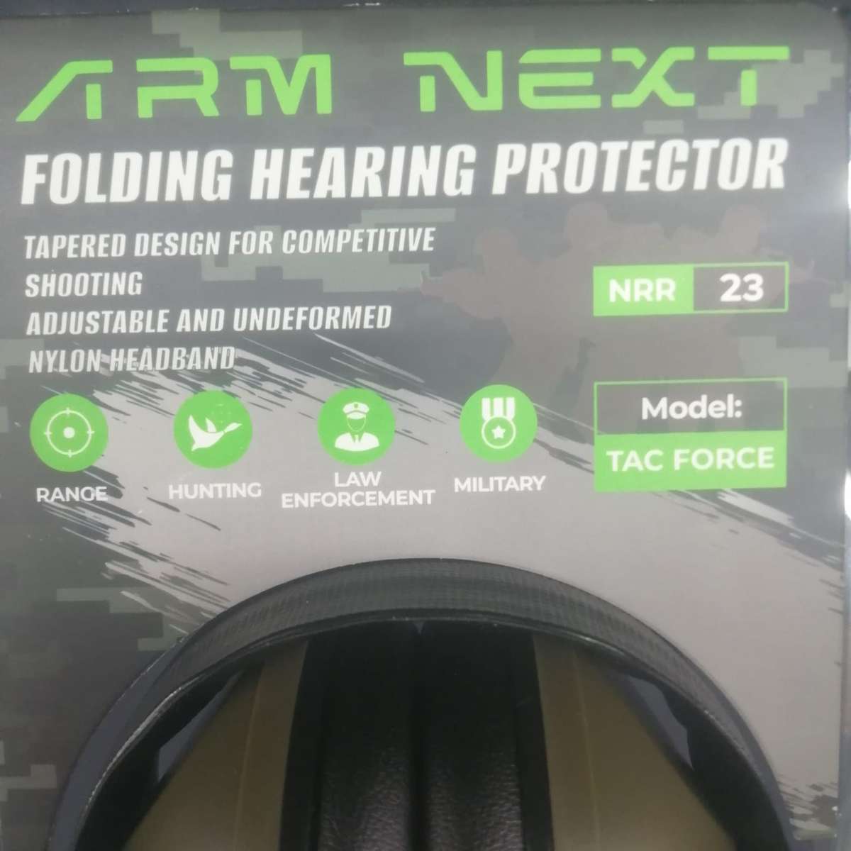 23 NRR Noise Reduction Shooting Headphone (On the Ear), Adjustable, Folding Hearing Protector
