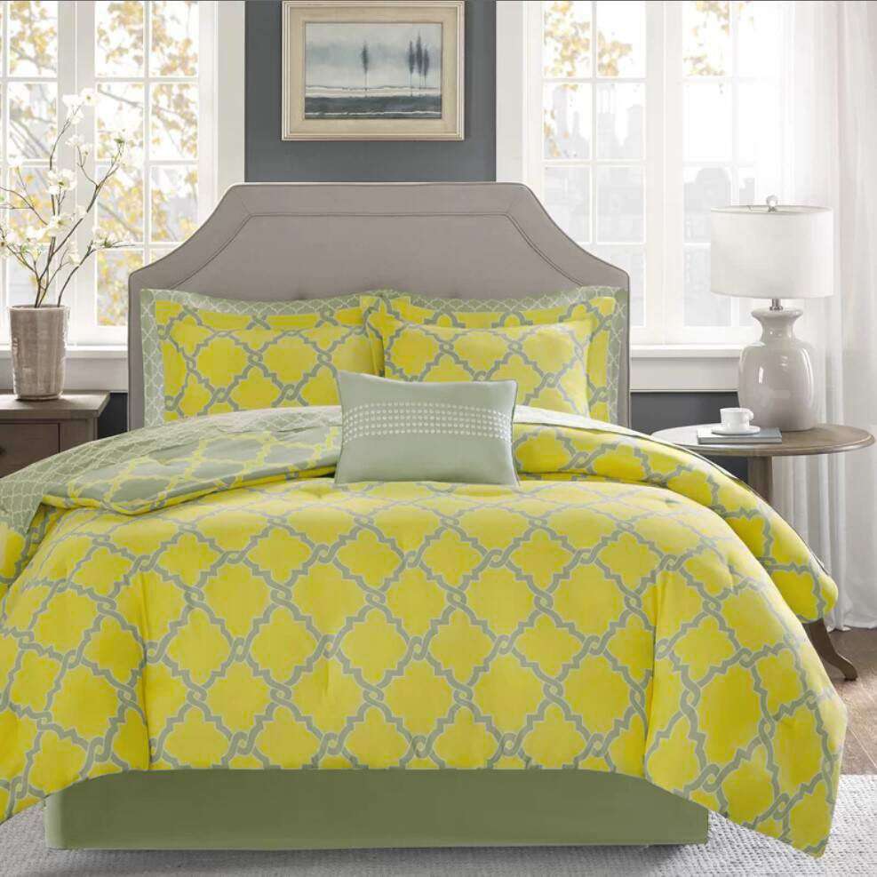 3pc Cotton King Duvet Cover set, incl 2 Std pillow cases, 1 duvet cover, also in Queen size