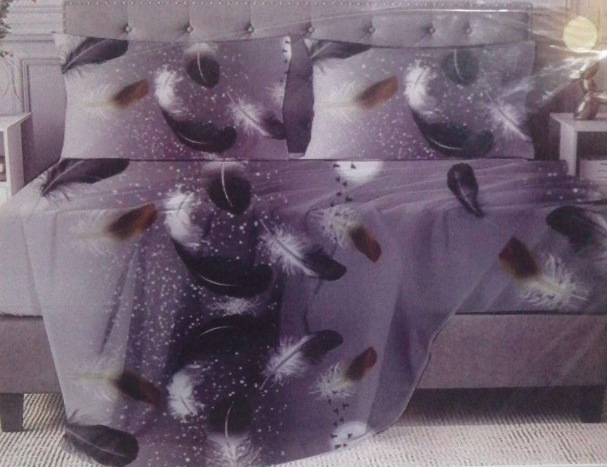 Queen 4Pc Bed Sheet Set, 1 Fitted sheet, 1 Flat Sheet, 2 Standard pillow cases