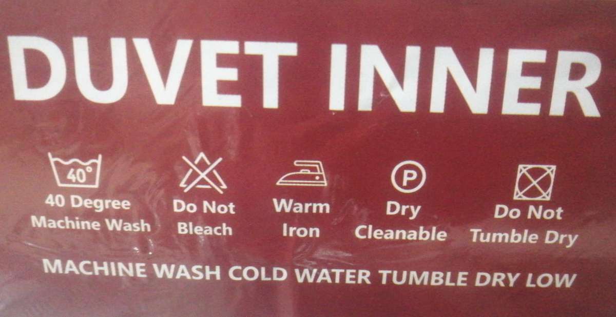 Queen Quilted Duvet Inner - Polyester fiberfill, 100% Polyester, choose Queen or Double