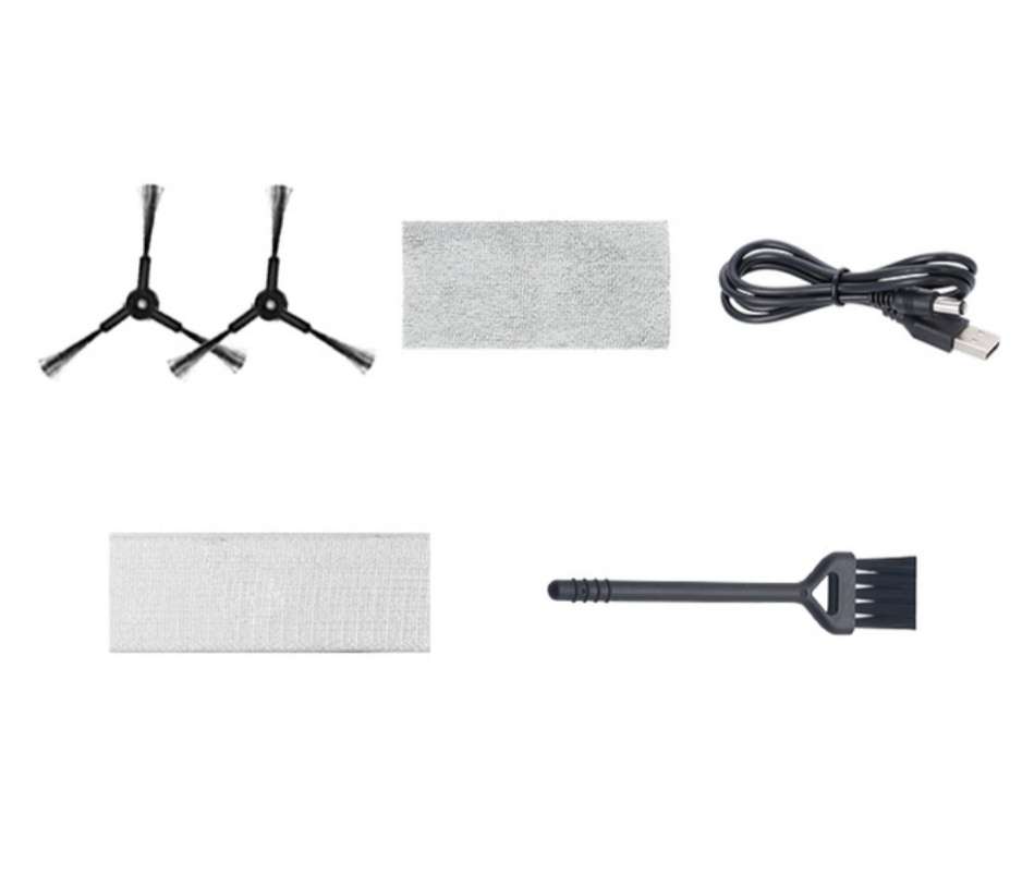 Sweeping Robot Vacuum Cleaner Rechargeable Wireless 1200pa, black or white