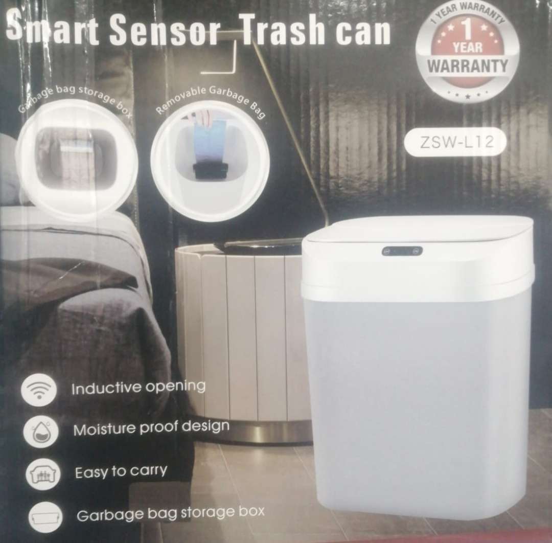 Smart Sensor Trash Can Inductive opening, Moisture Proof Design