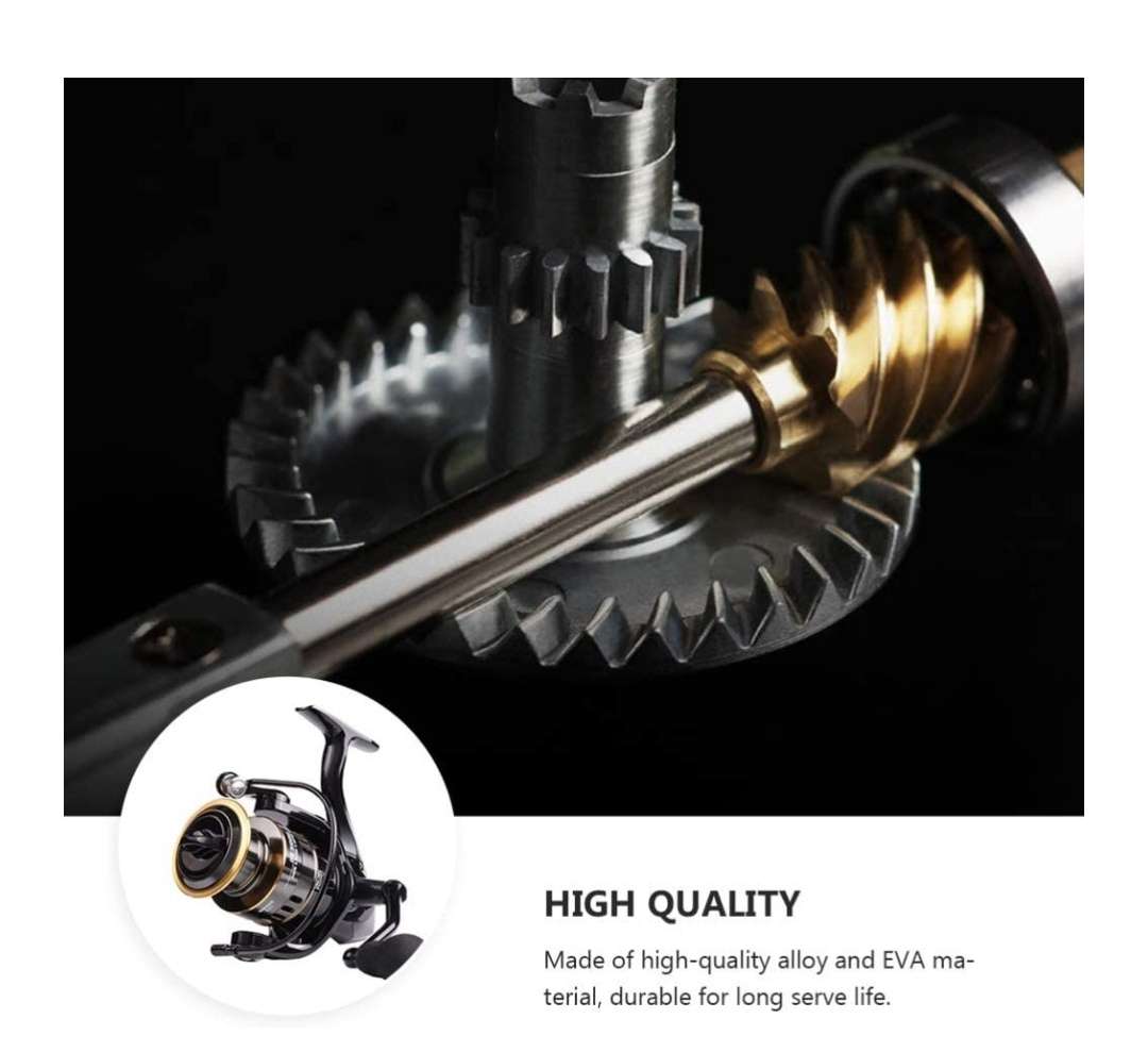 Metal Spinning Fishing Reel Fishing  4000  for Saltwater or Freshwater, Gear ratio 5:2:1