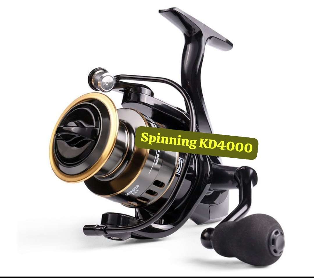 Metal Spinning Fishing Reel Fishing  4000  for Saltwater or Freshwater, Gear ratio 5:2:1