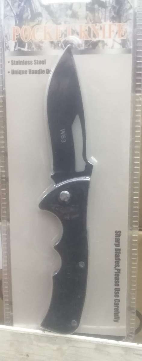 Stainless Steel Pocket Knife W63, sharp blades