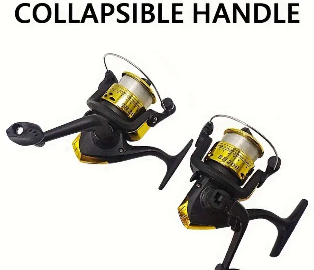 200 Series Premium Spinning Fishing Reel with Line - Smooth Drag System, Corrosion-Resistant Gear