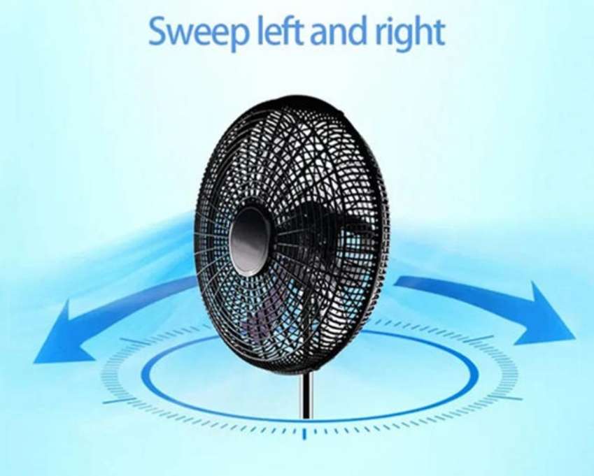 2 x High Speed Stand Fan 18 Inch Electric Pedestal Fan