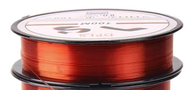 Daiwa 100 Meters Fishing Line, 0.325mm 10.5kg Monofilament Nylon Fishing Line Strong Tension, maroon