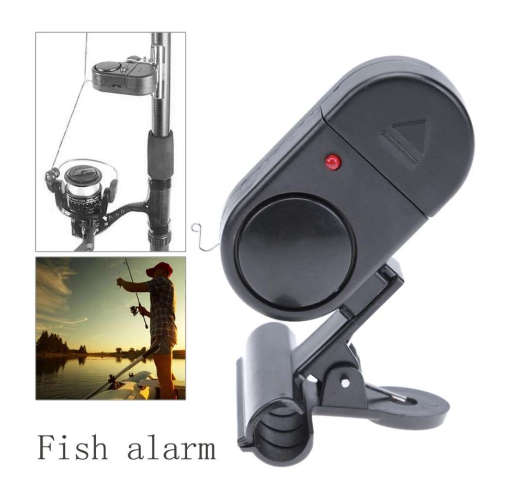 Fishing Bite Alarm, On/Off Push Button, Clip easy install, Portable and easily installed