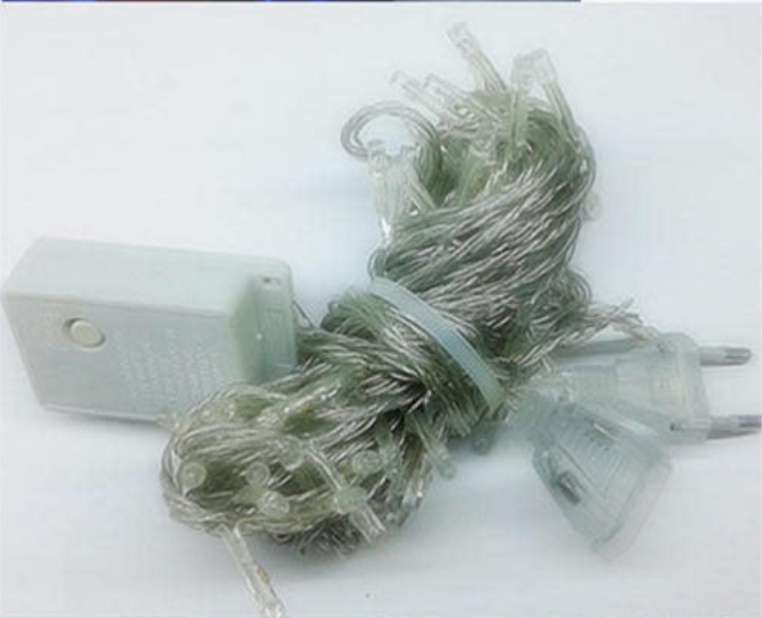 LED String Decorative Christmas Party Fairy Lights 10M White Extandable (includes tail plug)