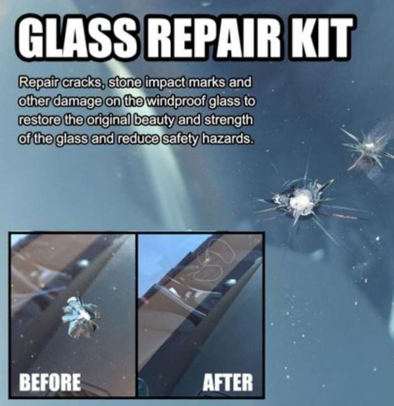 Car Windshield Glass Repair Resin Kit Tools
