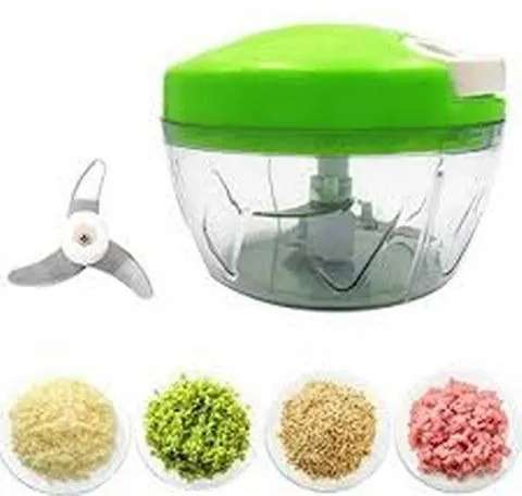 Speedy Chopper Manual Veg & Onion/Garlic Cutter, Sharp Blade, also available in black and Grey