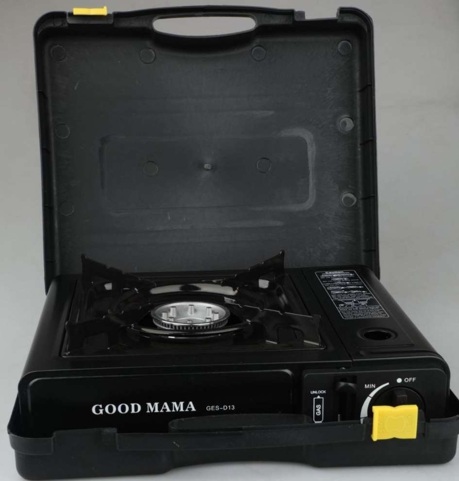 Portable Gas Stove in Carry Case, 1-Burner Butane Stove, Portable Camping Stove with Carry Case