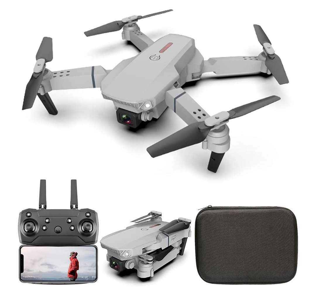 E88 Pro Dual Camera Drone 4K UHD, Automatic Shooting in 720P, 3D Flip