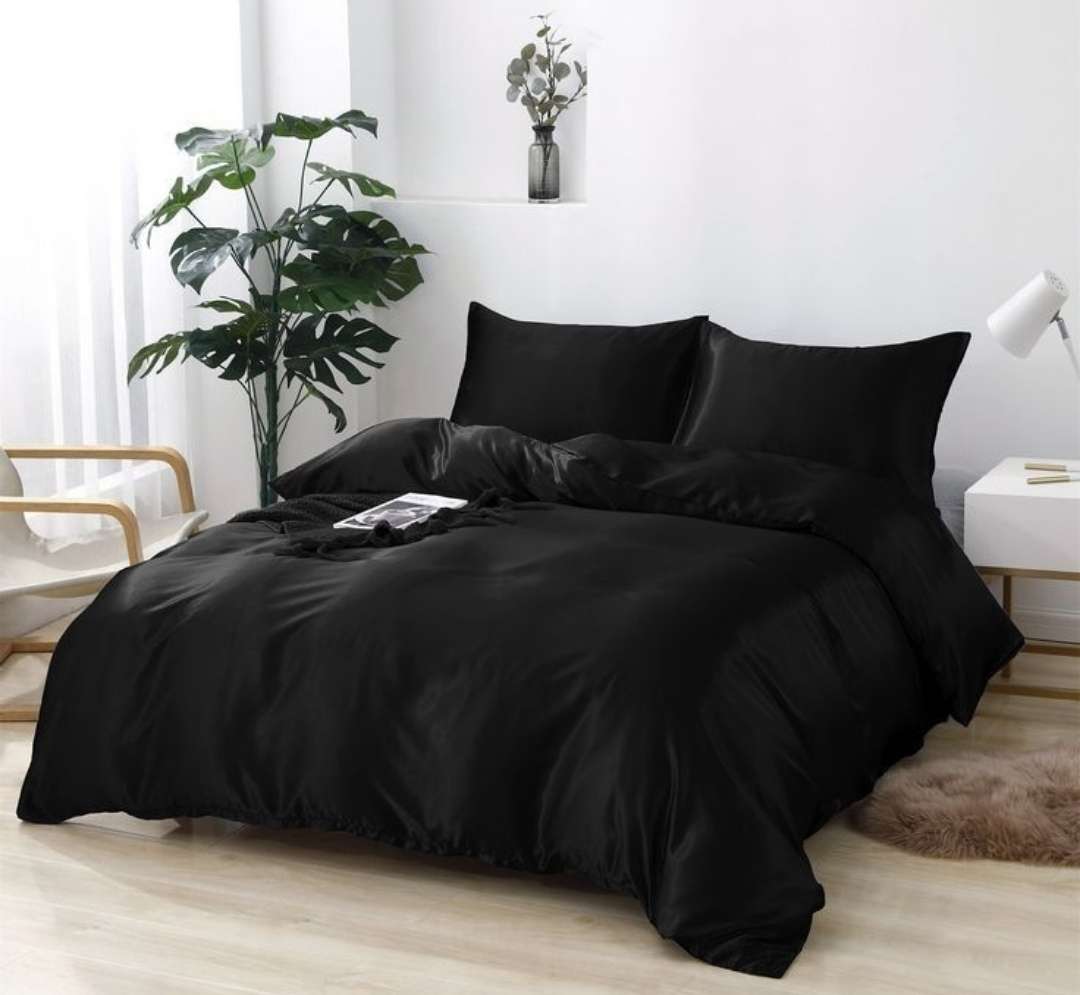 Duvet cover set plain - various colours available - Queen size, micro fiber