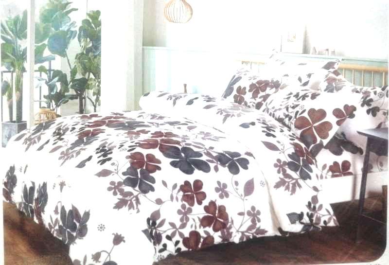 6pc Queen Set Duvet Cover, 2 Standard + 2 continental pillow cases, 1x flat sheet