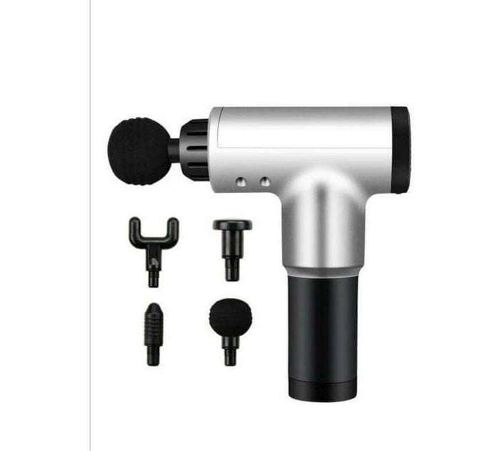 2000mAh Fascial Gun Massager, 4 Heads, increase blood circulation, 6 level vibration, muscle massage