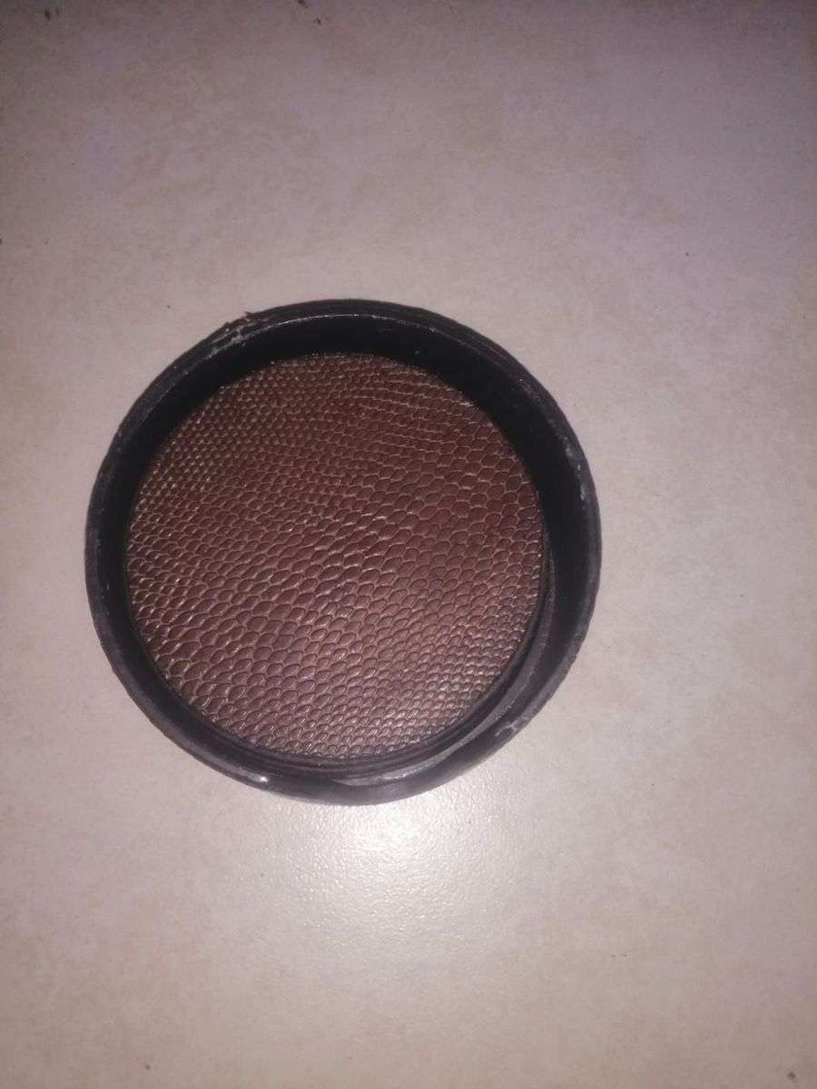 6pc Handmade Leather Coasters, As per photos