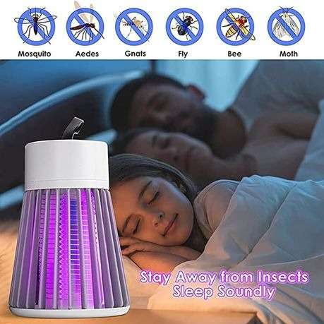 USB LED Electric Mosquito Killer Lamp, with handle, High efficiency, Available in Green or Grey