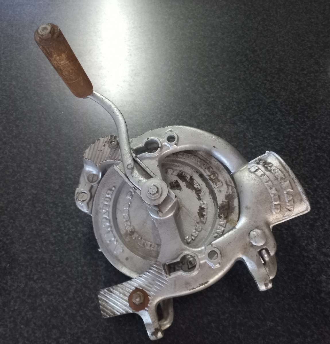 OLD BLACK HAWK CORN SHREDDER - MADE USA