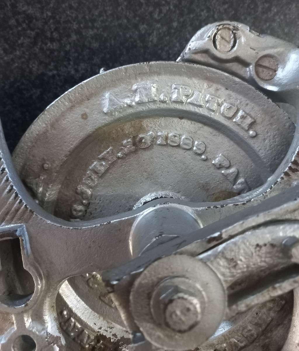 OLD BLACK HAWK CORN SHREDDER - MADE USA