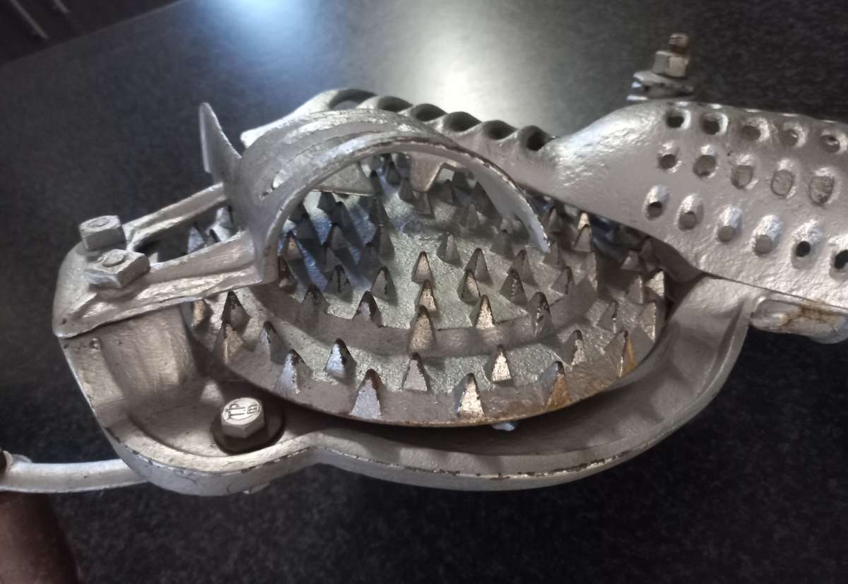 OLD BLACK HAWK CORN SHREDDER - MADE USA