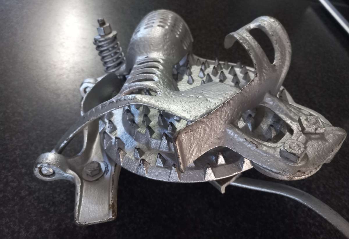 OLD BLACK HAWK CORN SHREDDER - MADE USA