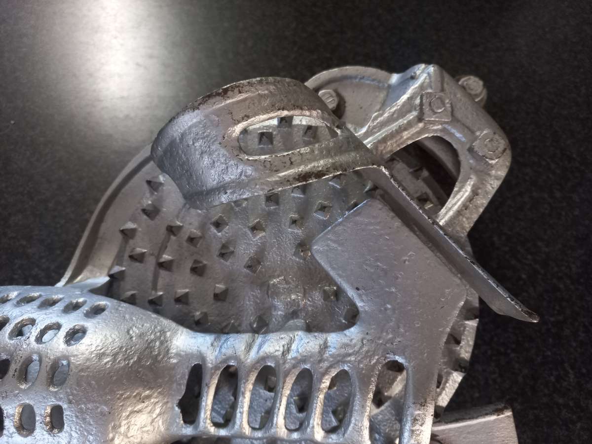 OLD BLACK HAWK CORN SHREDDER - MADE USA