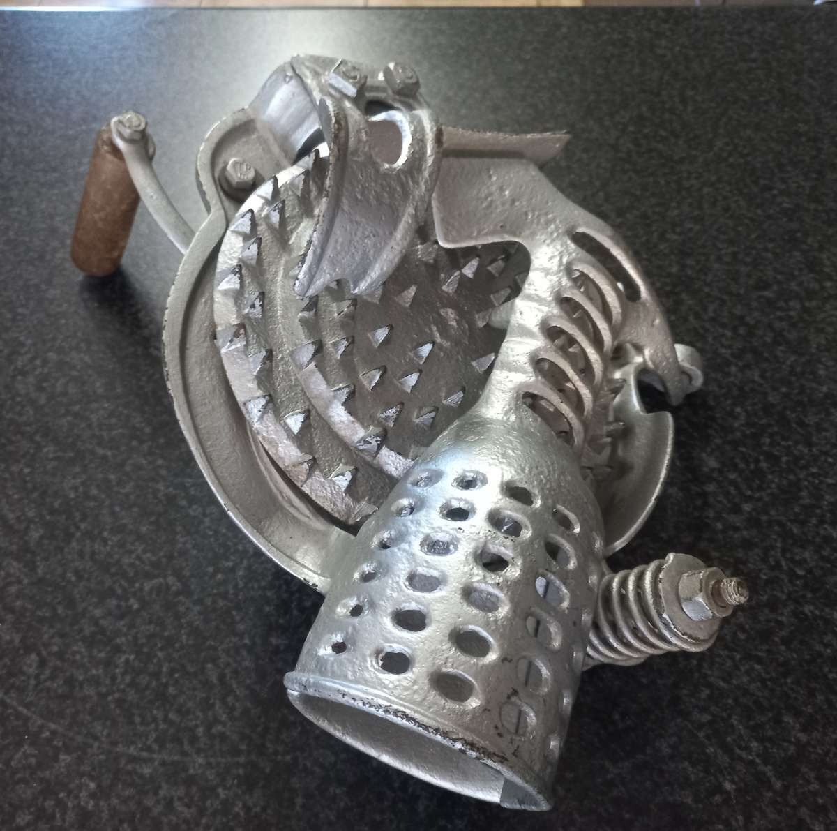 OLD BLACK HAWK CORN SHREDDER - MADE USA