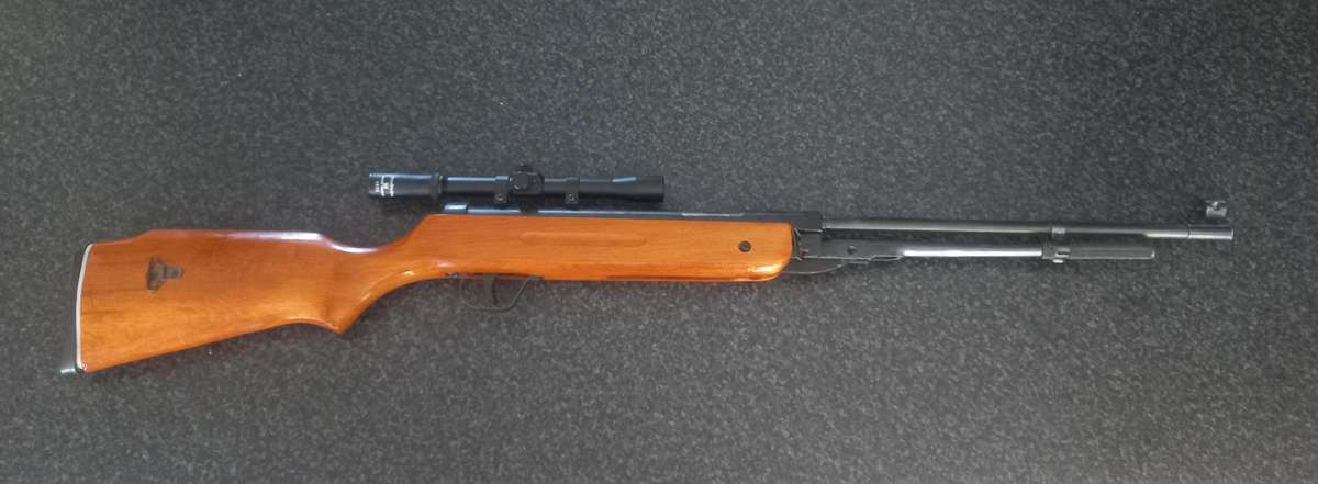 PELET GUN WITH PERISCOPE IN VERY GOOD CONDITION