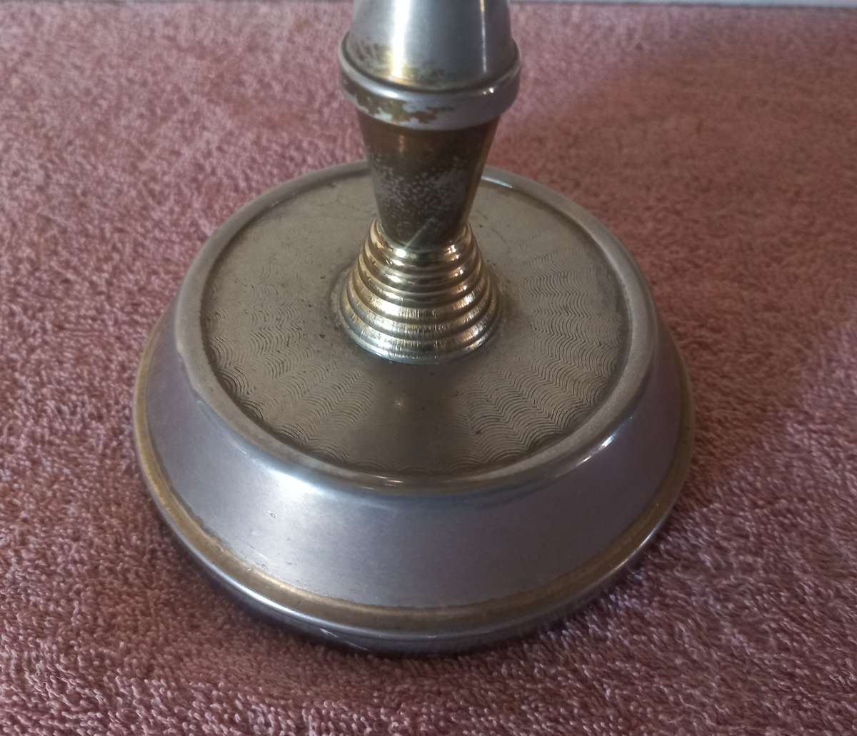 VINTAGE AMBER DECANTER - VERY UNUSUAL PIECE