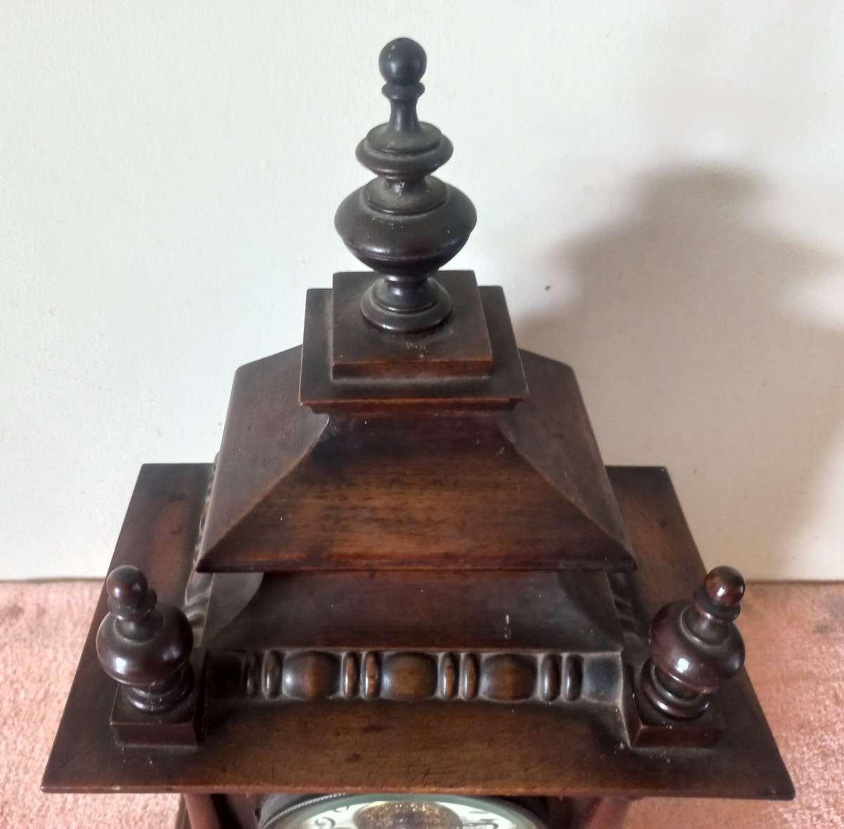 A BEAUTIFULL  GERMAN ANTIQUE JUNGHANS MANTLE CLOCK  - MADE 1920'S