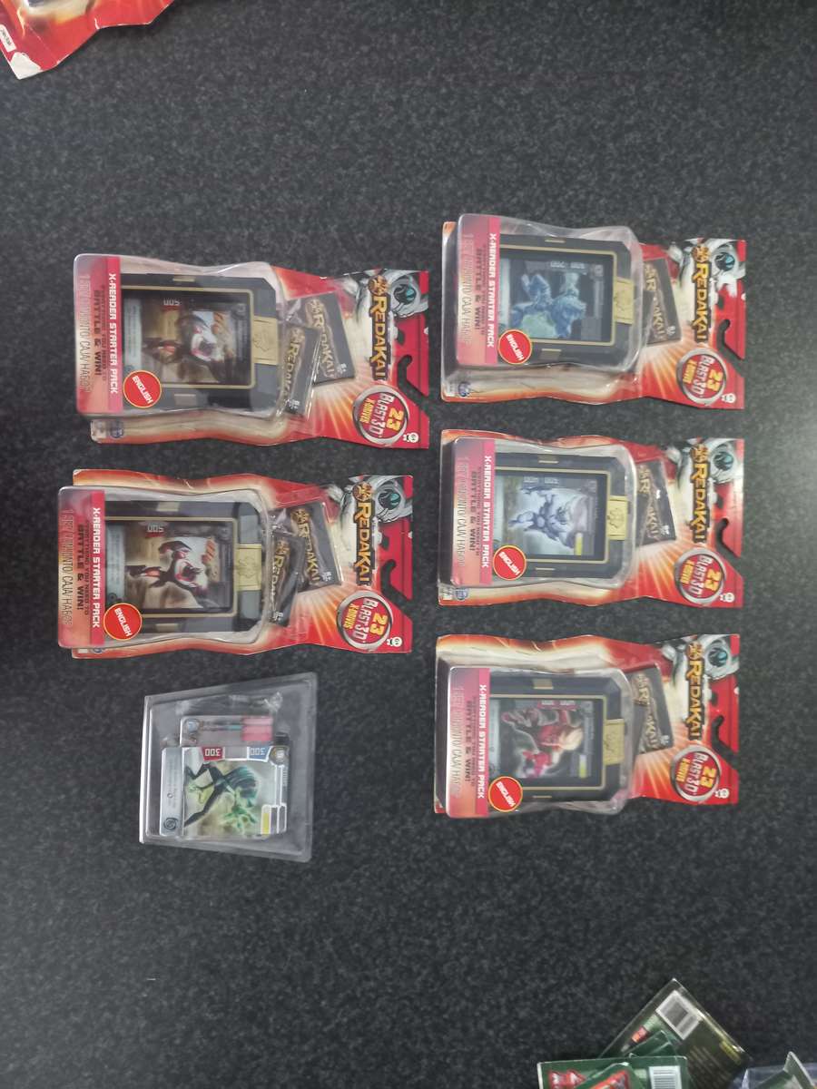 5X SEALED PACKETS REDAKAI  STARTER PACKS AND SEALED CYONIS PACK