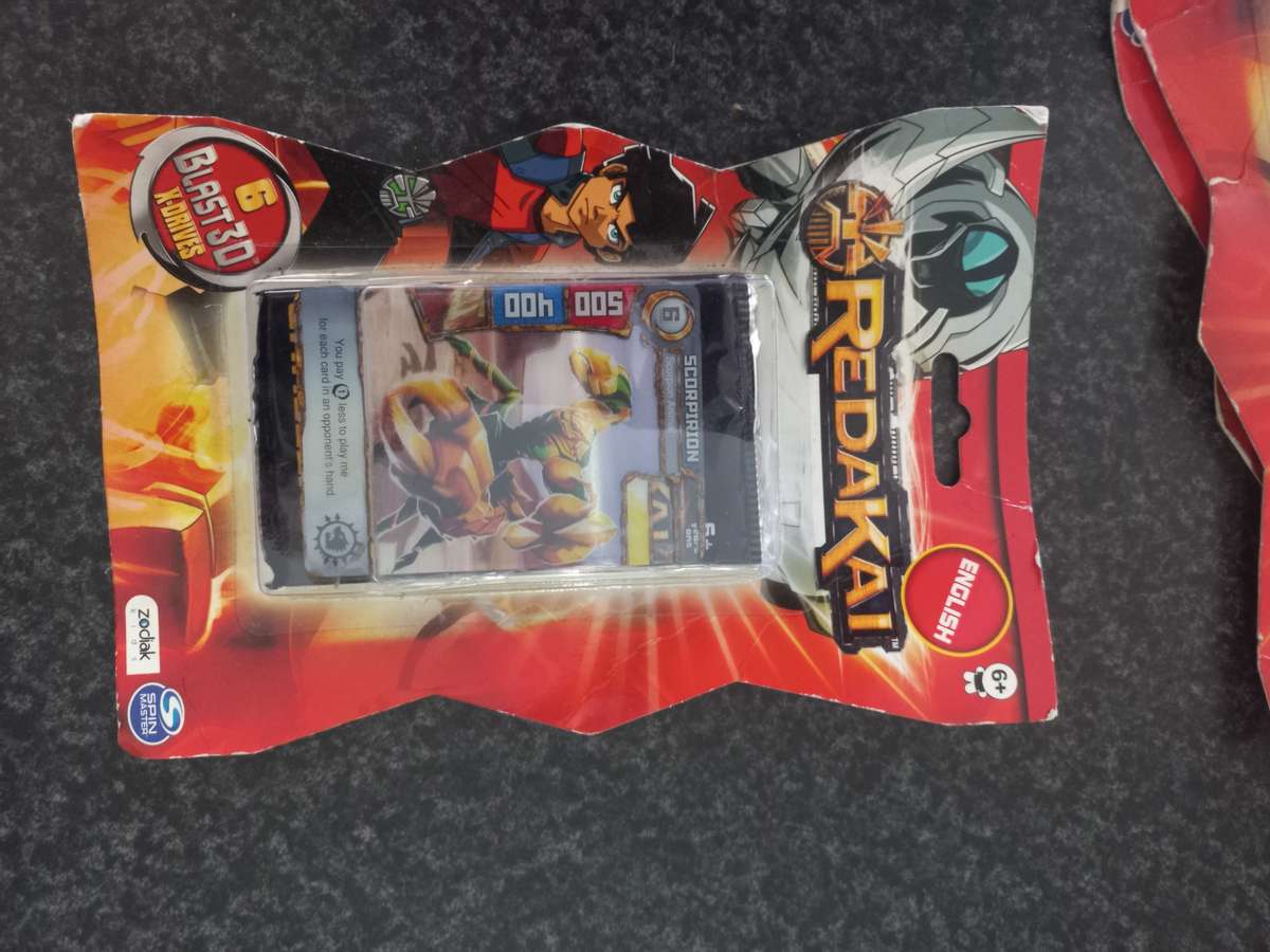 5XC SEALED PACKLETS REDAKAI - 3D ANIMATED TOYS