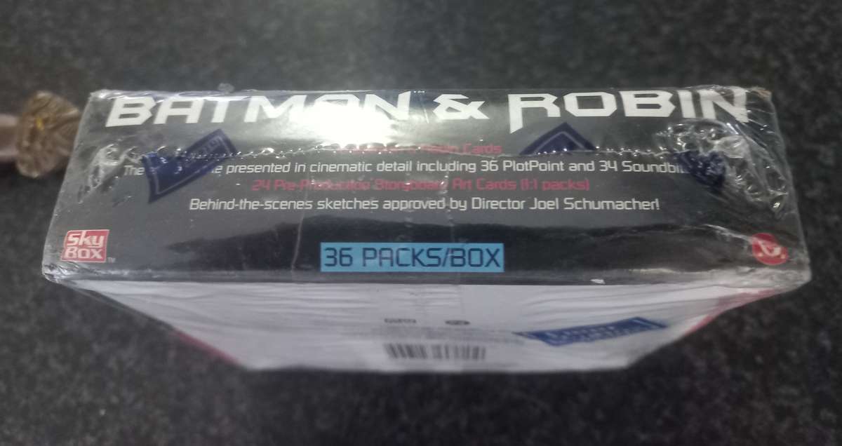 BATMAN AND ROBIN COLLECTABLE CARDS - SEALED BOX 1987