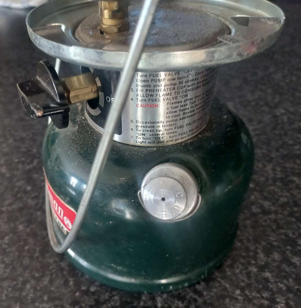 COLEMAN PARAFIN LAMP  MADE IN THE USA